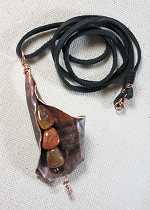 Copper And Carnelian Necklace